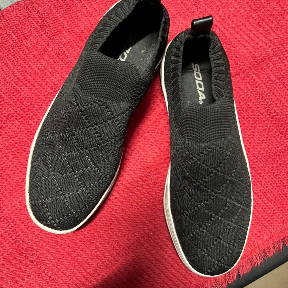 Black slip on SODA Woman’s shoes